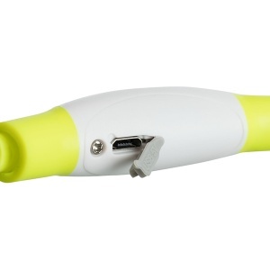 Flash Light Ring ogrlica USB zelena L-XL Trixie 12661 - Img 3