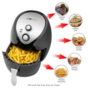 Friteza Dry Free bez ulja 1400W Clatronic FR 3699 - Img 2