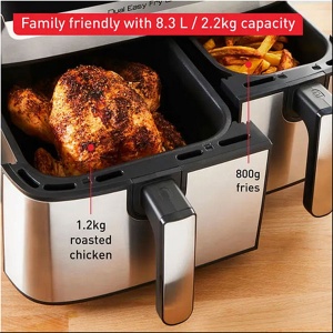 Friteza na vruć vazduh sa funkcijom grila XXL EY905D10 2700W Tefal 3045380024236 - Img 4