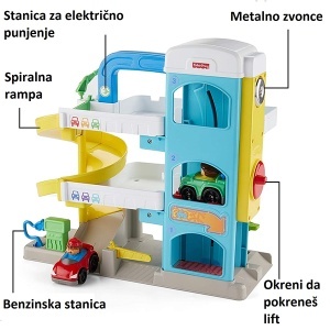 Garaža sa liftom Fisher Price 522853 - Img 2