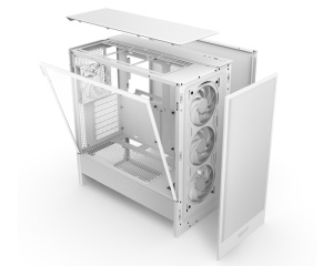 Gejming kućište NZXT H5 Flow RGB belo (Mid Tower) - Img 5