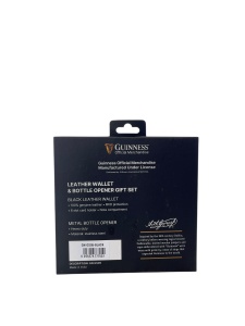 Gift box: kožni novčanik 100x80 mm i otvarač za flaše JBGNGS 05 Guiness  - Img 7