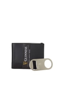 Gift box: novčanik muški kožni 120x90x20 mm i otvarač za flaše GS04 Guiness  - Img 3