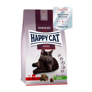 Happy cat za sterilisane mačke govedina 10kg