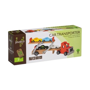 Igračka drveni kamion transtorter automobila 25347