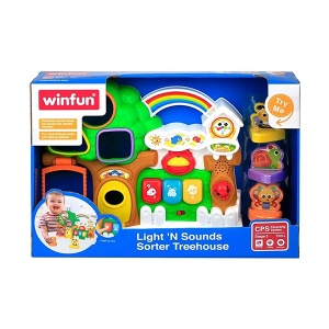 Igračka za bebe sorter kućica na drvetu Winfun 49560