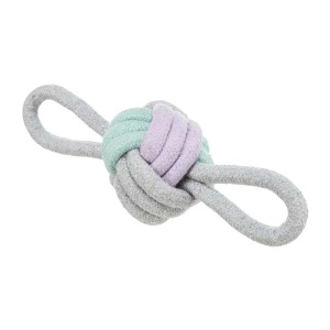 Igračka za pse Trixie Junior lopta sa 2 petlje 9x25cm