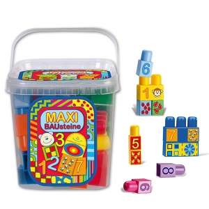 Igračke Kocke Maxi blocks za učenje u kantici 70-620000