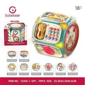 Interaktivna Osmostrana Kocka za Igru HK Mini A102977