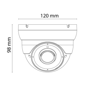 IP DOM kamera KIP-200SHT30H - Img 2