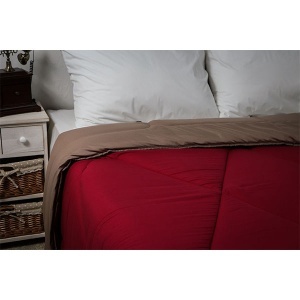 Jorgan Mikrosoft 200x200cm 215 braon-bordo - Img 2
