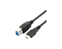 Kabl USB 3.1 TIP C na USB 3.0 stampac 1m crni