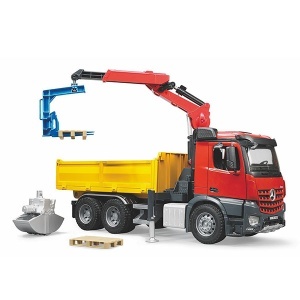 Kamion MB Arocs kiper sa kranom Bruder 036515