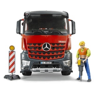 Kamion MB Arocs kiper sa kranom Bruder 036515 - Img 2