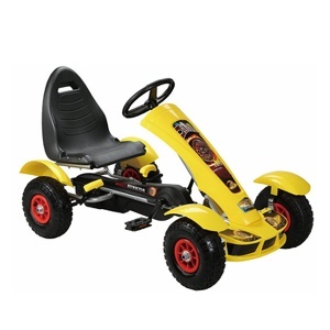 Karting na pedale žuti Go Kart F618Z