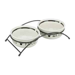 Keramički set na postolju 2 × 0.6l/15 cm Trixie 24641 - Img 3