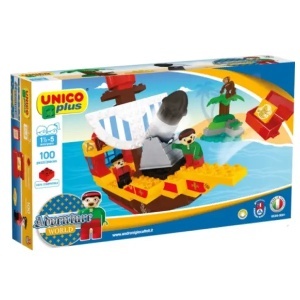 Kocke Piratski čamac Androni 100 delova Unico Plus A081448