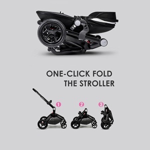 Kolica Black 2u1 Hot Mom F022BLACK - Img 2