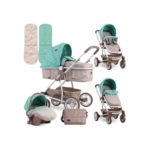 Kolica Set Lorelli S 500 Beige and Green dots 10020851966