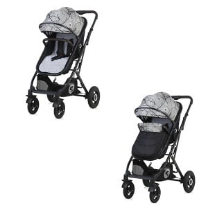 Kolica za bebe set Sena Grey Marble Lorelli 10021612113 - Img 3