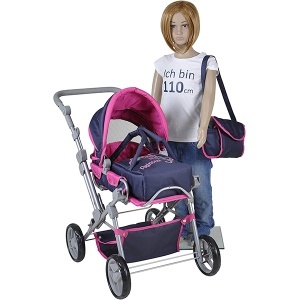 Kolica za lutku Mioux Diadem sa štrasom Knorr 11425 - Img 3