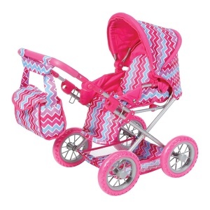 Kolica za lutku Ruby Pink Zigzag Knorr Toys 63196 - Img 2