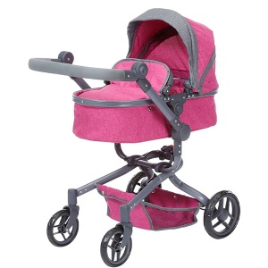 Kolica za lutku sklapajuća roze Boonk Berry Knorrtoys 909313 - Img 2