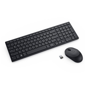 Komplet tastatura i miš Dell KM555 Pro Compact Silent US crni