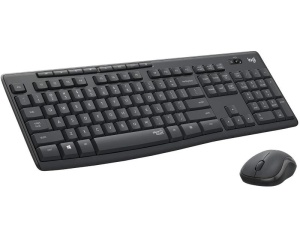 Komplet tastatura i miš MK295 Silent crni Logitech bežični YU raspored