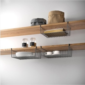 Korpa za odlaganje ispod police Kanguro40 Lava 40x26x14cm Metaltex 363040 004 - Img 3