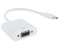 Kućište za disk Adapter USB 3.1 tip C (M) - VGA (F) beli E-Green OST03448