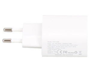 Kućni punjač E-Green 20W USB-A i USB-C 5V/3A crni - Img 4
