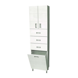 Kupatilski ormarić Lux Roma vertikala 50x190 korpa R50X190K 300132