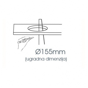 Led panel ugradni KNC1 12W 960Lm 4000K Dawn 201274 - Img 3