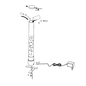 Led stona lampa Motion RGBW 2,4W Trio Lighting R50711187 - Img 3