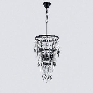 Luster Dinner 3XE14 D330MM crna/hrom Elmark 955DINNER3M
