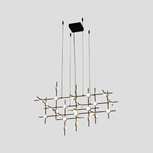 Luster led Modular 72W 3000K Elmark 955MODULAR7230PGD