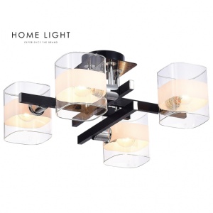 Luster Talia 57 4*E14 crna/hrom 200741