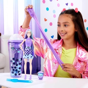 Lutka Barbi sa iznenađenjem Barbie Pop Reveal Bubble Tea Taro Milk 191253 - Img 5