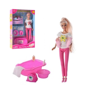 Lutka Lusi kupa bebu Defa 42386 roze
