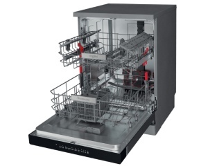 Mašina za pranje sudova Whirlpool WFO 3O32 N P X, 60cm, 14 kompleta - Img 4