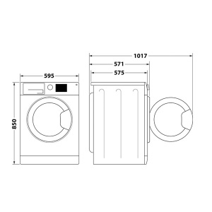 Mašina za pranje veša FFL 7259 W EE 7kg 1200rpm Whirlpool ELE02189 - Img 4