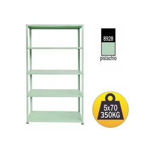 Metalna polica Pistachio 172x90x30cm 8928