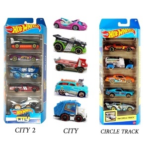 Metalni autići set 5kom Hot Wheels 018060 - Img 2