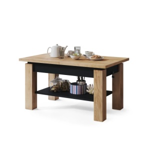 Multifunkcionalni Sto Astoria Craft Zlatno-Crni 1654