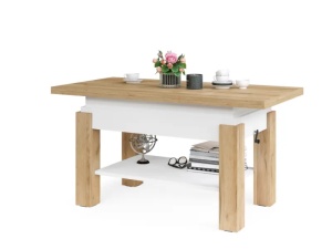 Multifunkcionalni Sto Bravo Craft Hrast-Beli 1651 - Img 5