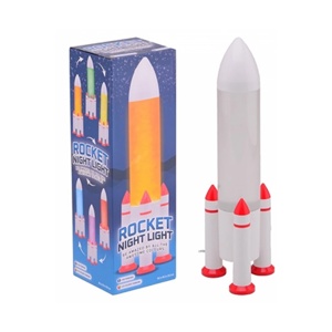 Noćno svetlo lava lampa Raketa USB 56766