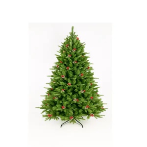 Novogodišnja jelka sa šišarkama i bobicama 120 cm 220025