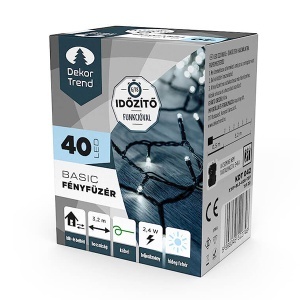 Novogodišnja rasveta svetleći niz Basic 40 LED KDT 042