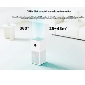 Pametni prečišćivač vazduha 25-43 m beli 4 Lite Xiaomi 6934177751158 - Img 3